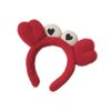ZHOUMEIWENSP Red Crab claw Headband for Women SPA Skin Care Facial Hair Band Makeup Washing Hair Accessories (Red Crab claw)