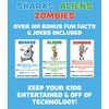 TheGag Sharks Aliens Zombies: Fun Card Game for Kids Played Like Rock Paper Scissors War for Family Game Night Gift Giving Stocking Stuffer