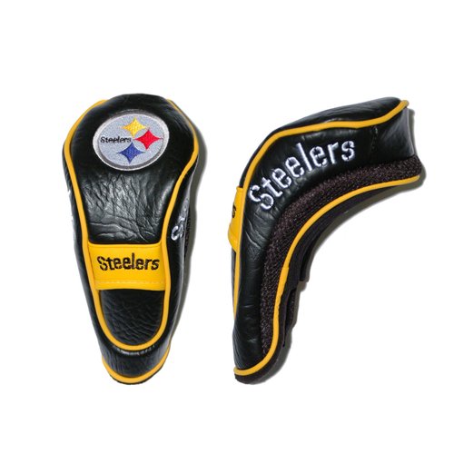 Team Golf NFL Pittsburgh Steelers Hybrid Head Cover Hybrid Golf Club Headcover, Hook-and-Loop Closure, Velour lined for Extra Club Protection