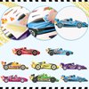 32 Sheets Make Your Own Car Stickers, Creative Race Car Game Stickers for Kids Car Birthday Party Favors, DIY Art Crafts Supplies