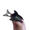 Funny Big Ocean Whale Hair Clip,Acetate Claw Clips,Hair Clips for Women,Black