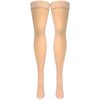 Truform Sheer Compression Stockings, 30-40 mmHg, Women's Thigh High Length, 30 Denier, Beige, Medium