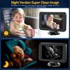 Itomoro Baby Car Camera, 4.3" HD Night Vision Car Baby Monitor with Camera, Safety Seat Baby Car Mirror for Rear Facing 5 Mins Easy Installation ACZ401