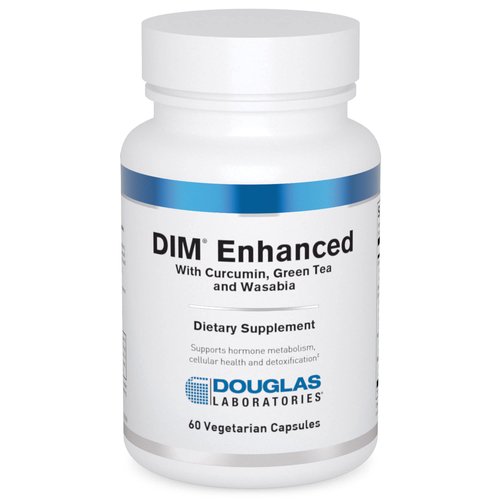 Douglas Laboratories DIM Enhanced - Supports Hormone Balance, Cellular Health & Detox* - with Antioxidants, Green Tea Extract & Wasabia - 60 Vegetarian Capsules