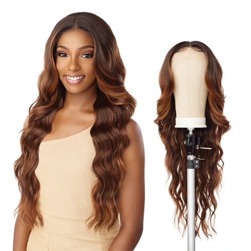 Sensationnel Butta Lace Front Wigs - Butta unit 33 extra wide 5 inch deep part synthetic wig preplucked hairline - Butta unit 33 (1 JETBLACK)