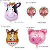 36 Pcs Farm Themed Party Supplies,Include Farm Animals Centerpieces Farm Birthday Banner and Foil Latex Balloons, Indoor and Outdoor Farm Animals 3D Table Decoration