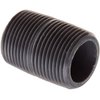 GF Piping Systems PVC Pipe Fitting, Close Nipple, Schedule 80, Gray, 1" NPT Male, 1-1/2" Length