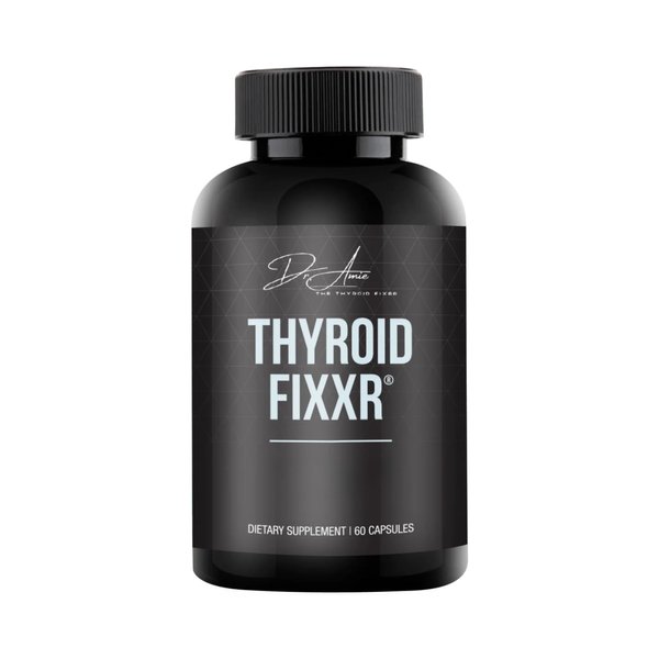 Fixxr Thyroid Support by Dr. Amie | T2 Thyroid Supplement | 30 Day Supply, 60 Capsules