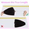 IDN BEAUTY Clip In Hair Extensions Real Human Hair, 14 Inch 120g 7pcs Natural Black 4c Afro Kinky Curly Human Hair Clip In Extensions Remy Hair Clip Ins Real Human Hair Black Women Thick Hair