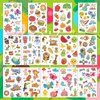EMOEM Glitter Tattoos for Kids, 14 Sheets Temporary Tattoo Kids Stickers Toys, Party Favors Goodie Bags Games Accessories for Boys and Girls (Various)