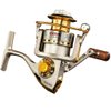 Diwa Spinning Fishing Reels for Saltwater Freshwater 1000 2000 3000 4000 5000 6000 Series Fishing Spool Left/Right Interchangeable Trout Carp Spinning Reel 10 Ball Bearings Light and Smooth (4000)