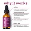 Eve Hansen Anti-Aging Retinol Serum for Face | Anti-Wrinkle Serum with Vitamin A, E, and Hyaluronic Acid | Acne Scar, Pore Minimizer Cruelty Free 2% Organic Retinol Night Serum (1 oz)
