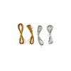 4 Pcs Dreadlock Braids Hair Accessories Silver Gold Braiding Hair Styling Tool Shimmer Stretchable Braided Elastic Cord Hair Accessories