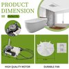 Universal Bathroom Fan Motor Replacement by PANDEELS - SM550 Electric Vent Fan Motor Kit - Replacement for Nutone Broan 50 CFM 120V 3000 RPM - Replace C01575 65100 EM550 EM750
