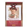 Kate & Milo My First Christmas Photo Ornament, Babys First Christmas Tree Ornament, Newborn Photo Holiday Keepsake, New and Expecting Parents Gift, Rustic