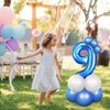 OFFCUP Number 1 Balloons 40 Inch, Navy Blue 1th Birthday Decoration Balloon Foil Helium Balloons, Big Jumbo Number Balloon Celebration Party Supplies for Baby Girls Boys Toddlers(Blue)