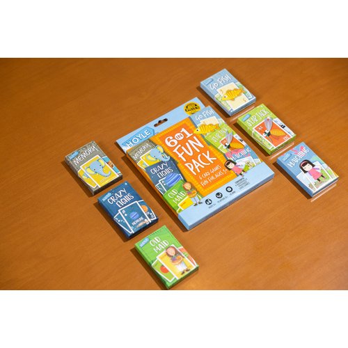 Hoyle 6 in 1 Kids Playing Cards Multi Game Pack, 6 Fun Games in 1 (Ages 3+)