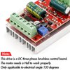 RioRand 350W 6-60V PWM DC Brushless Electric Motor Speed Controller with Hall