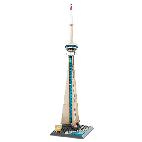 Oichy CN Tower Building Blocks Set, 400 PCS Famous Architecture Model Building Kits Collection Toy Building Sets for Adults and Kids