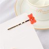 Handmade Colorful Resin Hair Clip Cute Gummy Bear Hair Pins Barrettes Candy Color Cartoon Animal Hairpin Hair Accessories for Women Jewelry-Bear