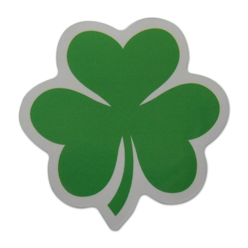 Novel Merk Irish Shamrock Ireland American Green Print Small Refrigerator Magnets Set for Teacher Decorations Party Favors & Carnival Prizes Mini Design (12 Pieces)