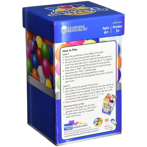 Learning Resources Pop For Addition and Subtraction Math Game, Easter Toys , Classroom and Homeschool Math Games, Math Activities for Kids, 100 Pieces, Grades 1 and up, Ages 6 and up