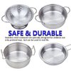 Play Pots and Pans Toys for Kids - Kitchen Playset Pretend Cookware Mini Stainless Steel Cooking Utensils Development Toys for Toddlers & Children Ages 3 Years and up