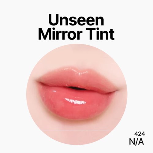 Oddtype Unseen Mirror Lip Tint, High-Gloss, Non-Sticky, Long-Lasting Stain, Blendablem, Clear Shades 3.5g 424- N/A