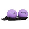 ActiveProZone Therapy Massage Ball - Instant Muscle Pain Relief. Proven Effective for Myofascial Release, Deep Tissue Pressure, Yoga & Trigger Point Treatments. Set - 2 Lacrosse Balls W/Mesh Bag