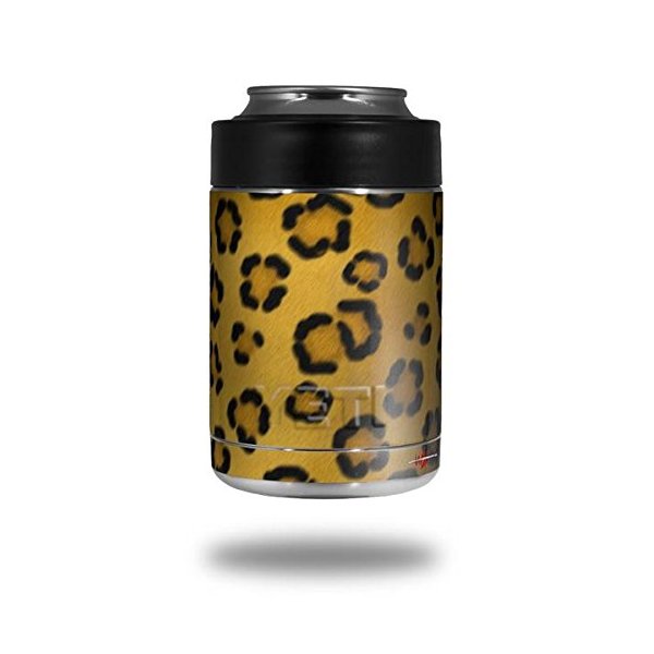 Leopard Skin - Decal Style Skin Wrap fits Yeti Rambler Colster and RTIC Can (Cooler NOT Included)