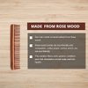 SVATV Handcrafted Rosewood Comb for Detangling Hair Comb For Thick, Curly And Wavy Hair, Non-Static and Eco-friendly Made in India (S-78A)