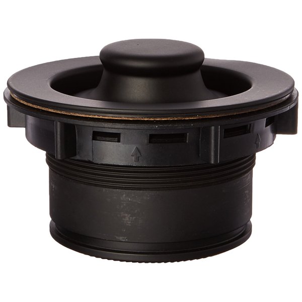 Mr. Scrappy CSFS-BK-93 Custom Color Sink Flange and Stopper Set, Black