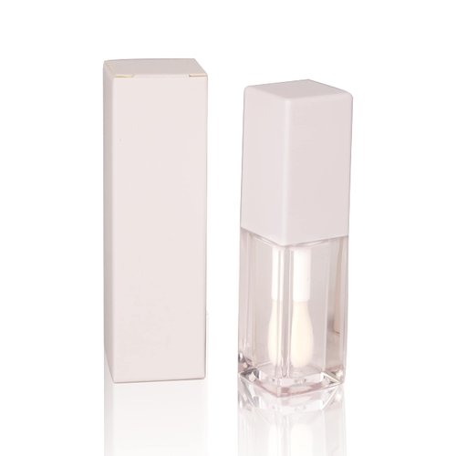 25pcs 25 * 25 * 86mm Craft paper box for lip gloss 350gms lipstick packing box for lipgloss tubes(pink paper box 25pcs) (White)