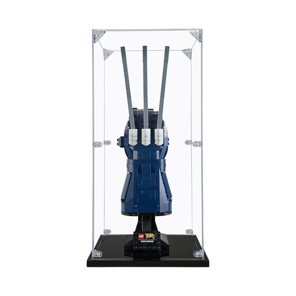 SONGLECTION Acrylic Display Case Compatible for Lego Wolverine's Adamantium Claws #76250 Dustproof Display Case (Case Only) (Lego Sets are NOT Included)
