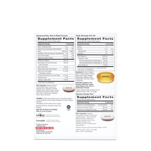 GNC Women's Ultra Mega Live Well Vitapak Program | Full Body Supplement Support | 3-Step Multivitamin System for Optimal Health | Contains Omega-3, Calcium, Biotin, Collagen & Cranberry | 30 Packs