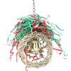 Bonka Bird Toys 9004 Christmas Ring Small Bird Toy Cockatiel Parakeet Xmas