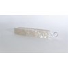 Generic Shimmering pearly white marbled banana hair claw clamp clip