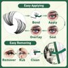 KEYYOU Lash Clusters 320Pcs Eyelash Clusters 60D+80D C Curl 9-16MIX Clusters Lashes Thick Super Soft Wispy DIY Eyelash Extension at Home(60D+80D-C,9-16MIX)