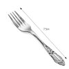 DecorRack 12 pieces Dinner Forks, Food Grade Quality Stainless Steel Forks, 7.5 inches, Flatware Table Forks for Home, Kitchen or Restaurant, Metal Silverware, Dishwasher Safe.