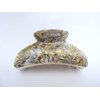 Generic Gray lavender blue abalone sea shell effect hair claw clip