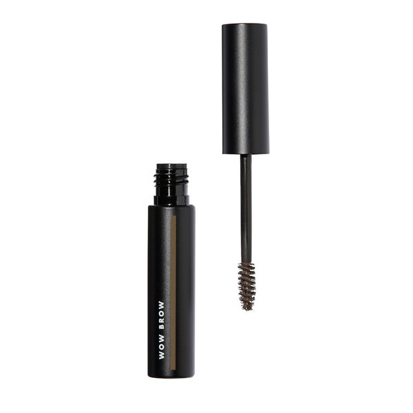 e.l.f. Wow Brow Gel, Volumizing, Buildable, Wax-Gel Hybrid, Creates Full, Voluminous-Looking Brows, Locks Brow Hairs In Place, Neutral Brown, Fiber-Infused, 0.12 Oz