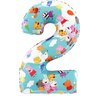 Toyland® 66cm (26") Peppa Pig, George & Friends Number Foil Balloon - Kids Party Balloons - Number 1-6 Available