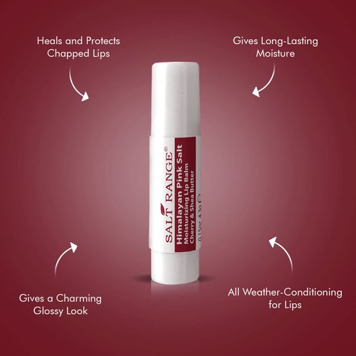 Natural Solution Lip Balm, Formulated with Cherry & Organic Shea Butter, Moisturizing Lip Care Multipack, Hydrating Moisturizer for Dry Lips, Organic Chapstick- 3 Count,6 Pieces