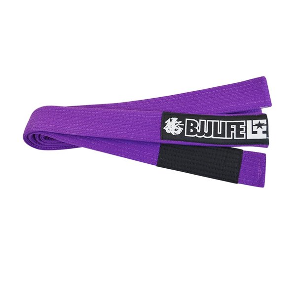 Combat Corner BJJ Life Pearl Weave BJJ Belt Purple A3