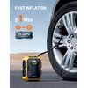 AstroAI Tire Inflator Air Compressor 12V DC Portable Air Compressor Car Accessories Auto Tire Pump 100PSI with LED Light Digital Air Pump for Car Tires Bicycles Other Inflatables CZK-3674