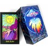 XIMIGEYEFU 78 Original Designs neon Colors Tarot Cards ，Tarot Cards for Beginners，Tarot Cards with Meanings on Them