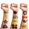 92 PCS Happy Graduation Congrats Grad Temporary Tattoos Themed Birthday Party Favors Decorations Supplies Tattoo Stickers Gifts For Kids Boys Girls Class Graduates High School College Prizes Carnival