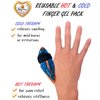 BodyMoves Thumb Splint Brace Plus Finger Hot and Cold Gel Pack- for de quervain's tenosynovitis, Tendonitis, Trigger Thumb spica,Carpal Tunnel, CMC Adjustable wrist and Reversible(Left and Right Hand)