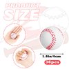 Mini Foam Baseballs Stress Ball 36 Pack Baseball Party Favors Small Sports Squeeze Ball Stress Relief Soft Baseball Toy for Boys Gift Baseball Party Supplies Classroom Goodie Bag Stuffers