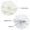 ALIMITOPIA Flower Hair Clip Fabric Artificial Peony Flower Hairpin Barrette Brooch Headdress Bobby Pins Headwear Hair Accessories for wedding Party supplies(Peony Style;4.3 inches;6pcs)
